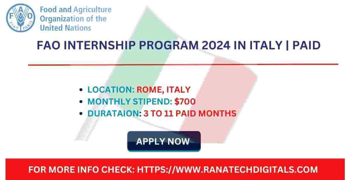 FAO Internship Program