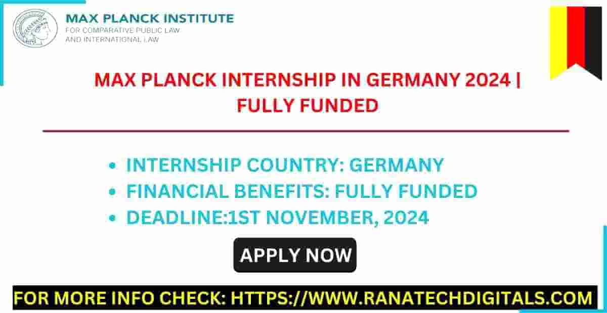 Max Planck Internship 2024