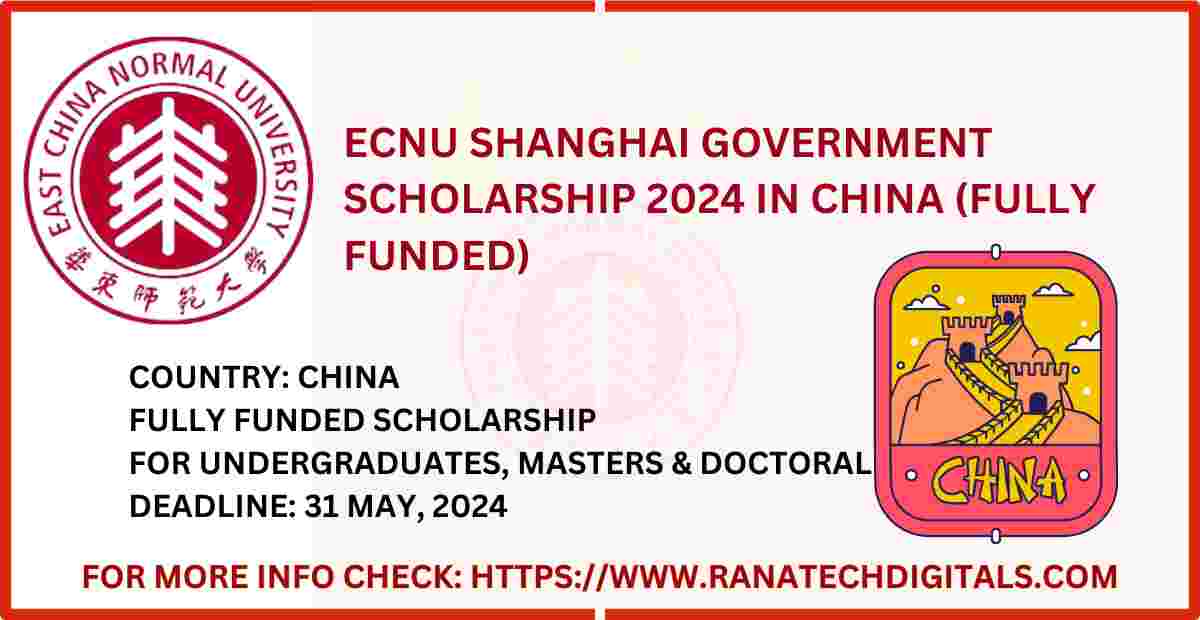 ECNU Shanghai Government Scholarships