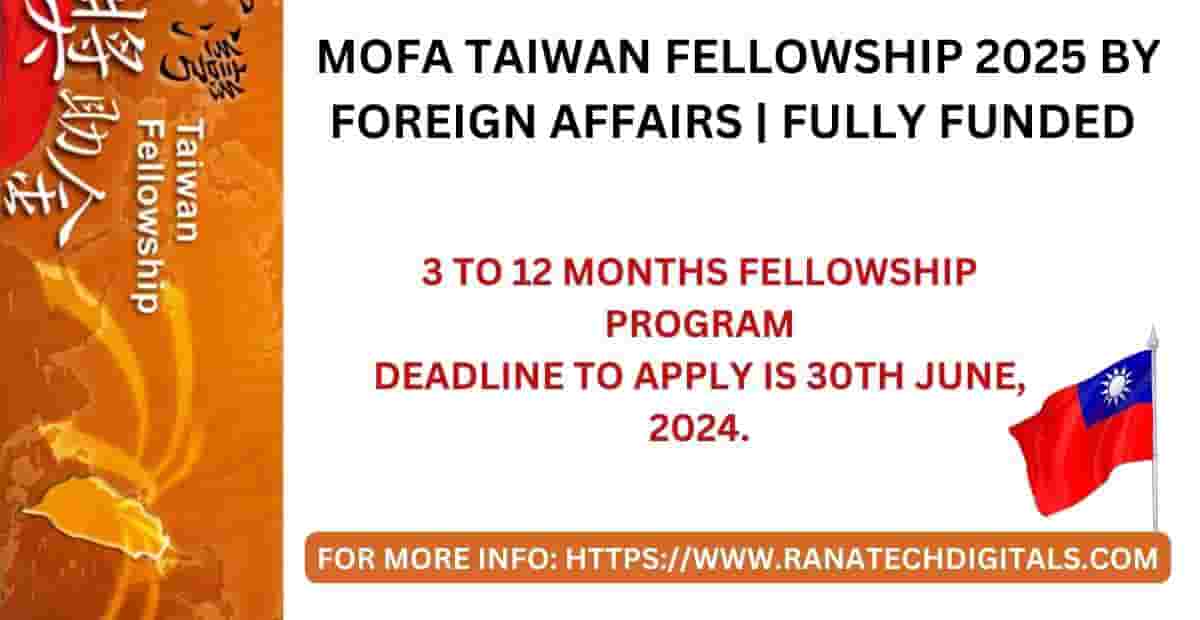 MOFA Taiwan Fellowship 2025