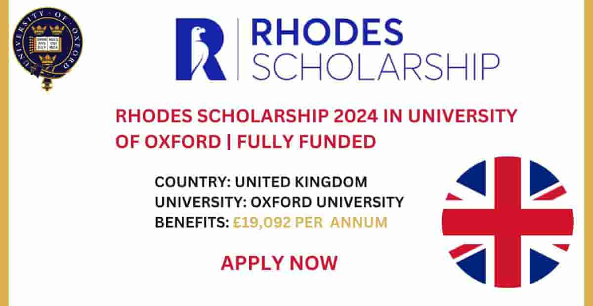 Rhodes Scholarship 2024