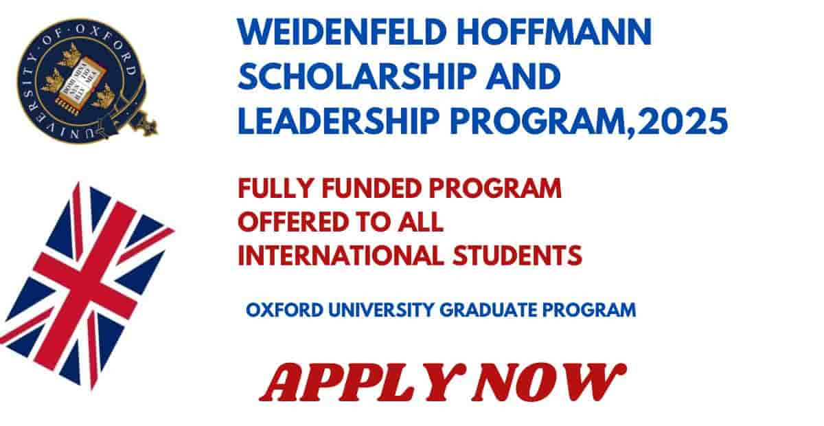 Weidenfeld Hoffmann Scholarship